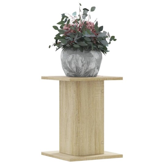 Plantestativer 2 stk sonoma eik 30x30x40 cm konstruert tre Plantestativer 2 stk sonoma eik 30x30x40 cm konstruert tre