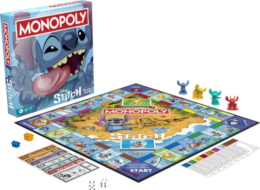 Monopoly Disney Stitch Familiespill