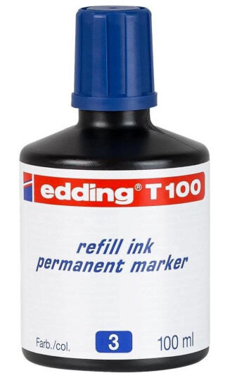 Edding T-100 Blå 100 Ml 1 Stykker Enkeltpakke