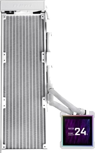 Lian Li HydroShift II LCD S 360 Fanless hvit G89.GHS2LCDS36NW.00 Lian Li HydroShift II LCD S 360 Fanless hvit G89.GHS2LCDS36NW.00