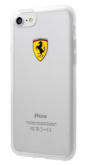 Ferrari Semi-Hard Transparent Mobildeksel for iPhone 7, 8 Ferrari Semi-Hard Transparent Mobildeksel for iPhone 7, 8