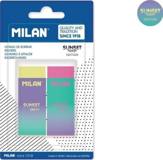 Milan Viskelær Milan 320 Sunset 2 Stk I Blister Milan Viskelær Milan 320 Sunset 2 Stk I Blister