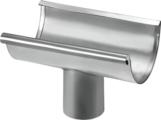 VMZINC tut for liming, halvrund renne, 0,7x280/76 mm 280x76 mm