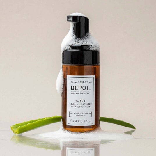 Depot Male Tools No. 508 Cleansing Beard & Moustache Foam 100 ml Depot Male Tools No. 508 Cleansing Beard & Moustache Foam 100 ml