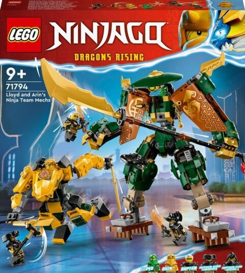 Lego Ninjago Lloyd Og Arins NinjateamRoboter 71794 Lego Ninjago Lloyd Og Arins NinjateamRoboter 71794