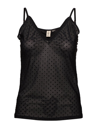 Becksöndergaard Taylor Soft Dot Top - Black - XS