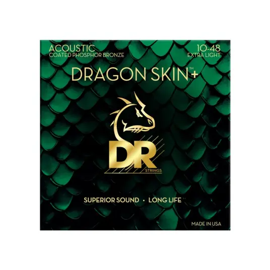 DR Strings Dragon Skin+ DAP-10/48 Coated