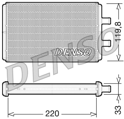 Varmeapparat register DENSO DRR12007
