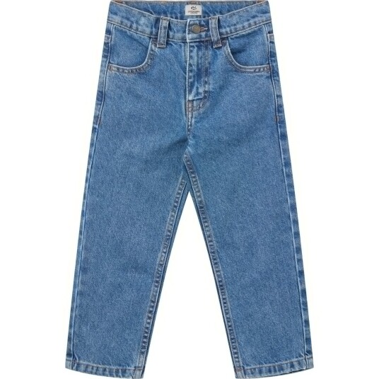 Copenhagen Colors Indigo Blue Washed Organic Junior Jeans Regular Fit 152