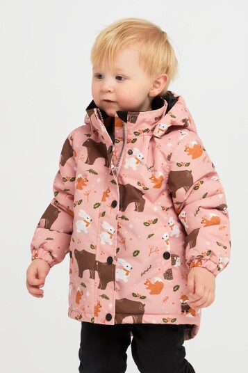 Nordbjørn Minilanche Vattert Jakke Mellow Rose 122-128
