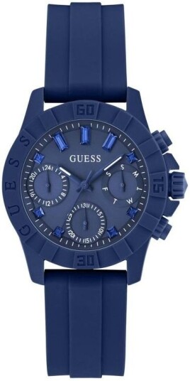 Guess Dameklokke GW0775L4 Sportstar Blå/Gummi Ø38 mm