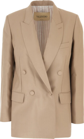 Valentino Garavani Dame Jakker Beige XS, Valentino Garavani Dame Jakker Beige XS,