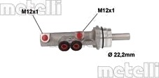 Hovedbremsesylinder METELLI 05-1116 Hovedbremsesylinder METELLI 05-1116