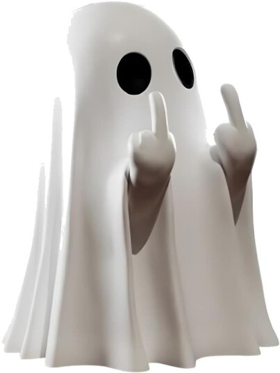 Halloween Langfinger-Spøkelse Figur i Harpiks