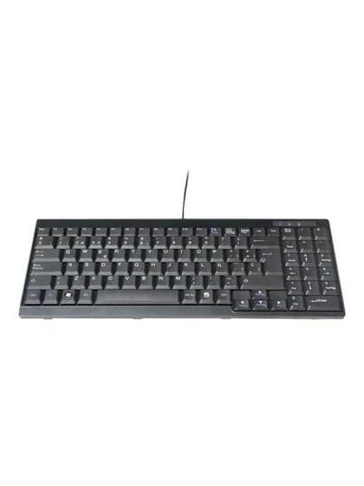DIGITUS DS 72000ES keyboard QWERTY Spanish black Input Device Tastatur Spansk Svart