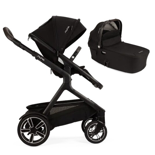 Komplett Barnevogn Nuna Demi Next Caviar Ink. Bag