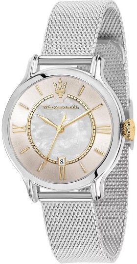 Maserati Dameklokke R8853118514 Epoca Sølvfarget/Stål Ø34 mm
