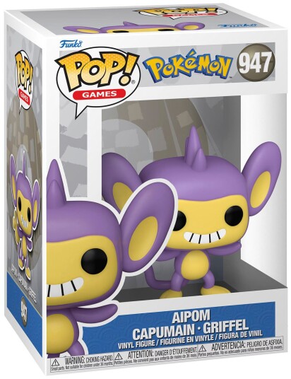 Funko Pokemon Aipom Samlefigur - Capumain-Griffel Funko Pokemon Aipom Samlefigur - Capumain-Griffel