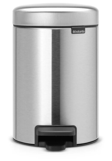 Brabantia New Icon pedalbøtte plastinnerbøtte 3 liter matt steel