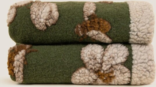 Frati Home Pledd Kokt Ull Magnolia Grønn_150x190