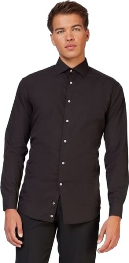 Opposuits Svart Knight Opposuit Skjorte Til Menn