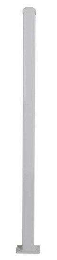 Stolpe Krifon Aluminium med Hatt Hvit