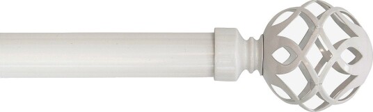 Hasta Smilla gardinstang 25/28 mm Hvit