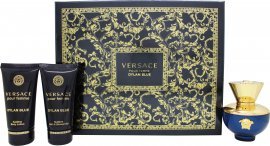 Versace Pour Femme Dylan Blue Gavesett 50ml EDP + 50ml Body Lotion + 50ml Dusjgel