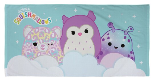 Licens Håndkle med Squishmallows-motiv - 70x140 cm - 100% bomull Licens Håndkle med Squishmallows-motiv - 70x140 cm - 100% bomull