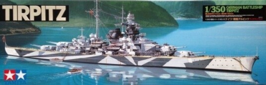 Tamiya 1/350 Tirpitz Modellskip Byggesett - Tysk Krigsskip