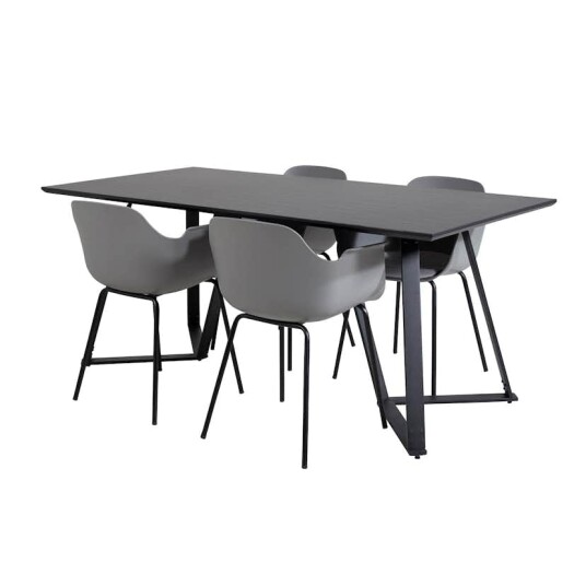 Venture Home Spisegruppe Venture Home Madde med 4 Colombine Stoler GR20248