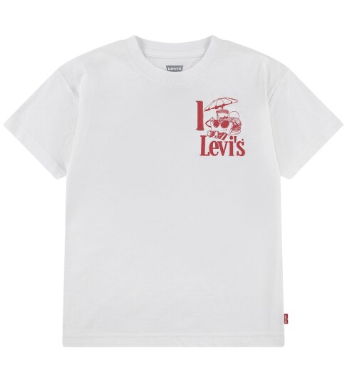 Levi"s Lvb Burger Meal Tee White 110 Levi"s Lvb Burger Meal Tee White 110