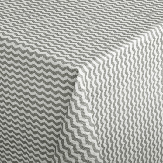 ERWIN M. Duk Waves kvadratisk; 130x130 cm (BxL); Grå; Kvadratisk