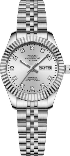 Nibosi Millbury Day Date Silver