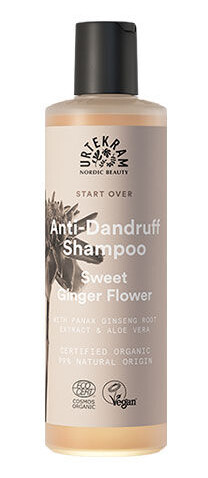 Urtekram Sweet Ginger Anti-Dandruff Sjampo 250 ml med Aloe Vera