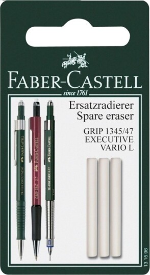 Faber-Castell Viskelærtopps Grip45 3-pakke