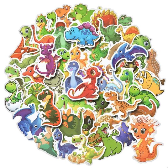 Pakke med Klistremerker - Dinosaur