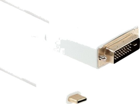 Qoltec Adapterkabel Usb C Hann Til Dvi D Hann 2 M 4K Støtte