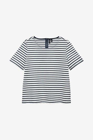 Vero Moda T skjorte vmAbby SS Zip Hvit
