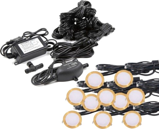 Light By Juhl Cosmos innfelt spotlight messing 10 pk