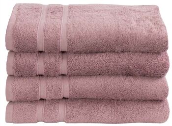 ByBorg Bambus badehåndkle - 70x140 cm - Rosa - Bambus/bomull - Frottéhåndkle fra Premium By Borg