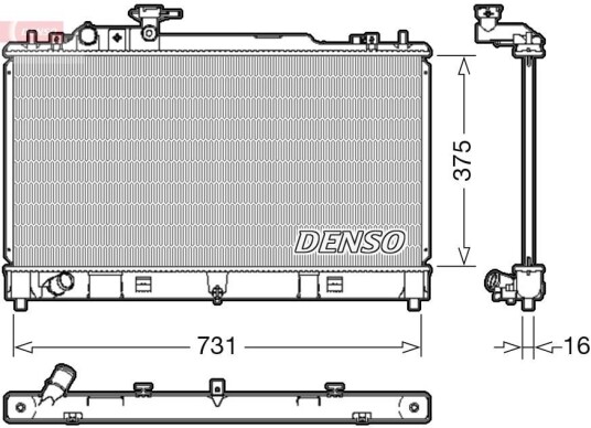 Radiator DENSO DRM44036