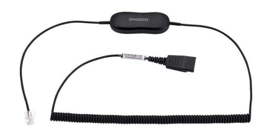 Jabra GN1218 AC Attenuation - kabel til hovedsæt - 2 m Jabra GN1218 AC Attenuation - kabel til hovedsæt - 2 m