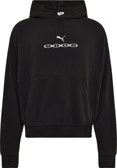 PUMA Run Culture Collective Boxy Hoodie Tr Black M