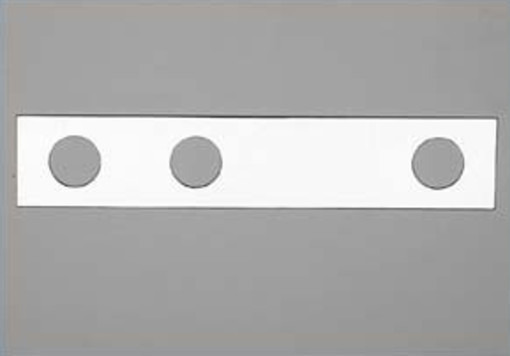 VOLA PLATE 3003 3 HULL BØRSTE Børstet krom