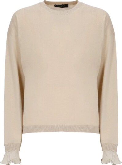 Fabiana Filippi Dame Strikkevarer Beige XS,