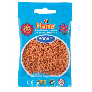 Hama Mini Perler 501-21 Lysebrun 2000 stk Hama Mini Perler 501-21 Lysebrun 2000 stk