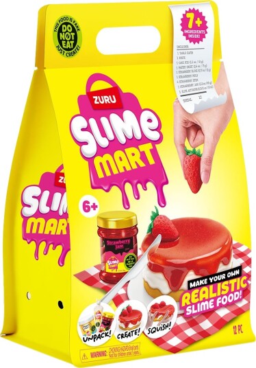Zuru Slime Mart Jordbær Cheesecake Kreativt Slimesett 6+ År Zuru Slime Mart Jordbær Cheesecake Kreativt Slimesett 6+ År