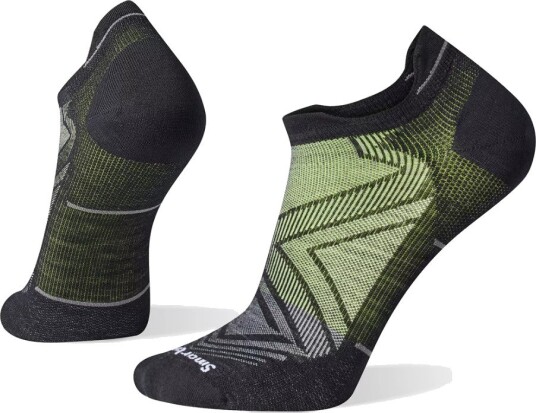 Smartwool Men"s Run Zero Cushion Low Ankle Socks Black S Smartwool Men"s Run Zero Cushion Low Ankle Socks Black S