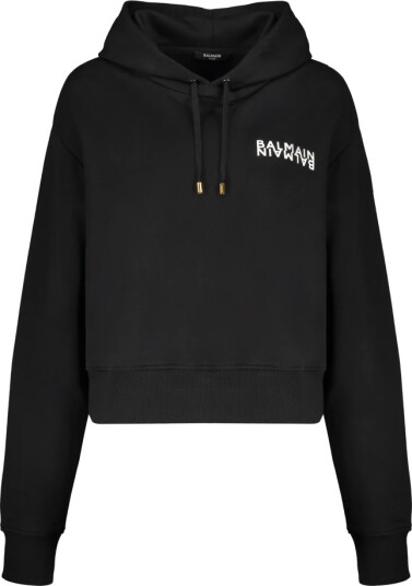 Balmain Dame Gensere & Hettegensere Svart L,